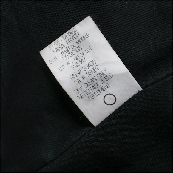 THEORY YAISA PRYOR Leather Sleeve Zip Shoulder Jacket Blazer Black Size P/TP - Picture 7 of 12